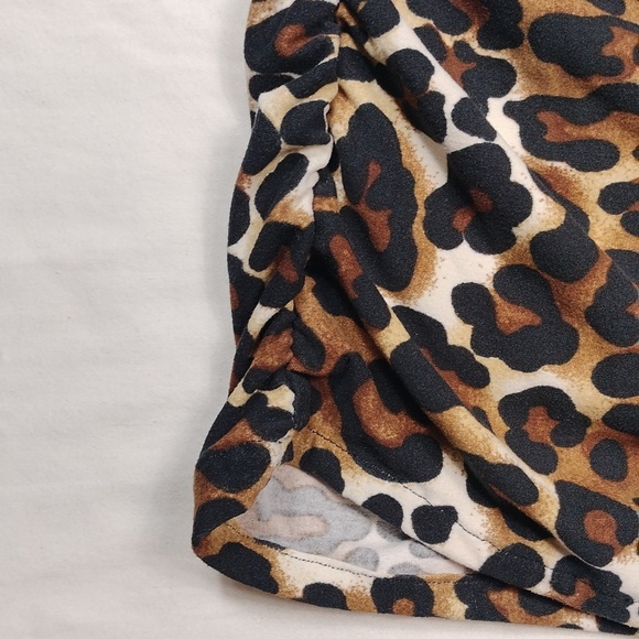 Hot Kiss Leopard Print Sleeveless Tank Top Size XL - Picture 5 of 9
